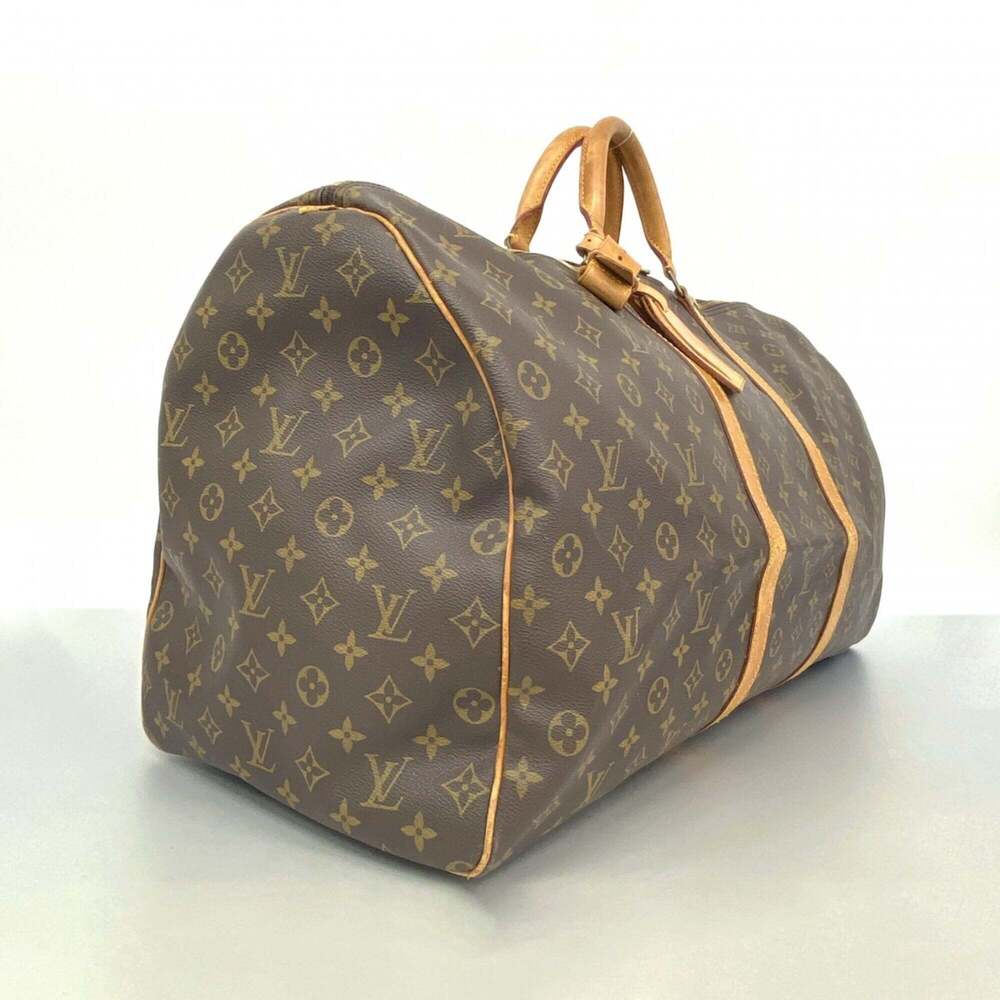LOUIS VUITTON Brown Monogram Keepall 60 Boston Bag - Picture 2 of 13